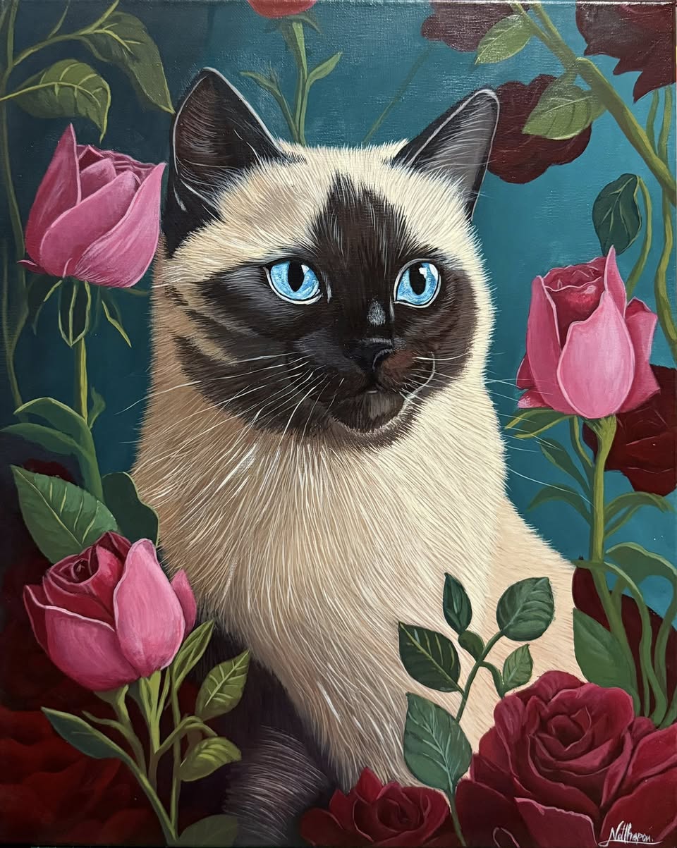 Cat in the Rose Paradise - arthai